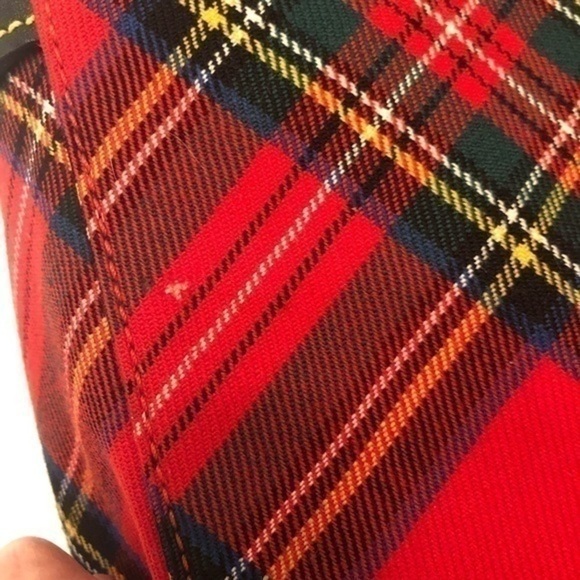 Dooney bourke red plaid tartan Christmas bag - Picture 4 of 16